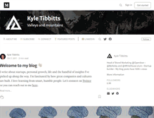 Tablet Screenshot of kyletibbitts.com